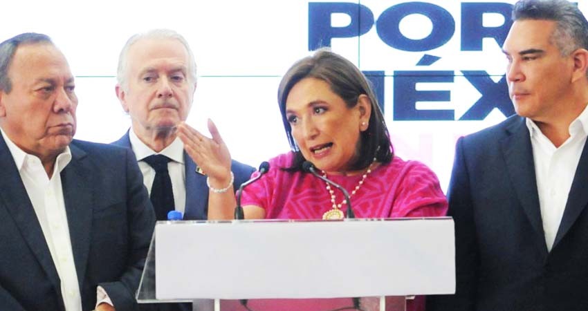 Por: Cortesía Xóchitl Gálvez pidió al INE suspender las conferencias matutinas de AMLO