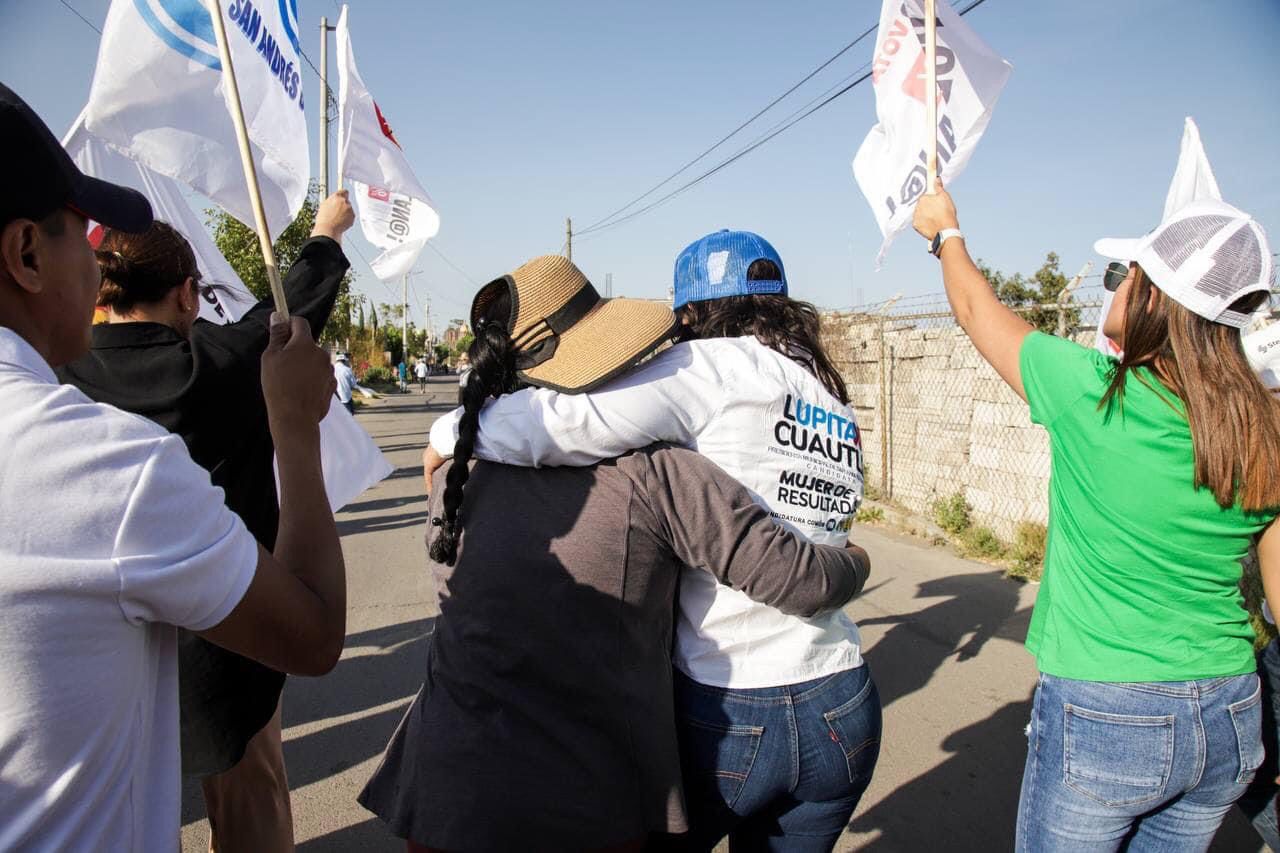 Redacción Lupita Cuautle continúa recorriendo San Andrés Cholula entendiendo las inquietudes de sus pobladores