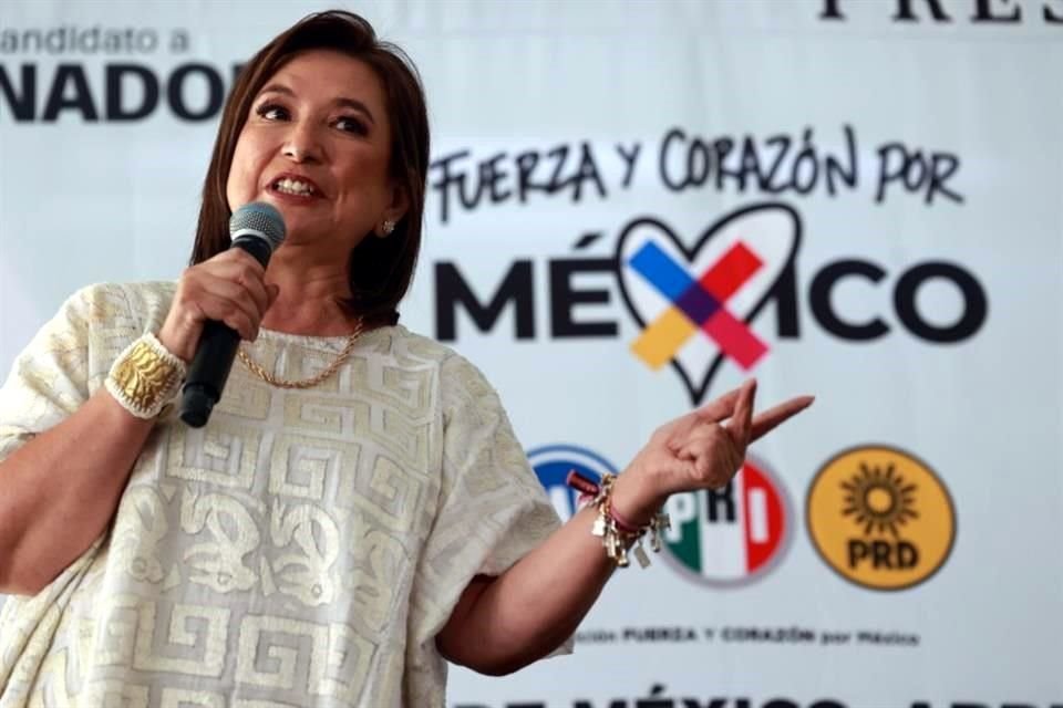 Por: Cortesía "Si a los 60 años no has podido hacer un patrimonio eres bien güey", dice Xóchitl Gálvez a Claudia Sheinbaum