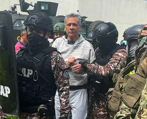 Por: Cortesía Este viernes se decidirá si se anula detención del exvicepresidente Glas de Ecuador