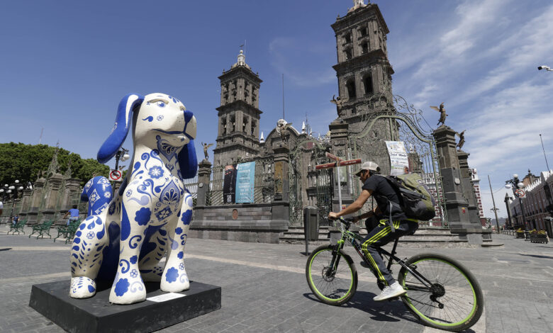 Por: Cortesía Exposición de Alebrijes embellece el Centro Histórico de Puebla