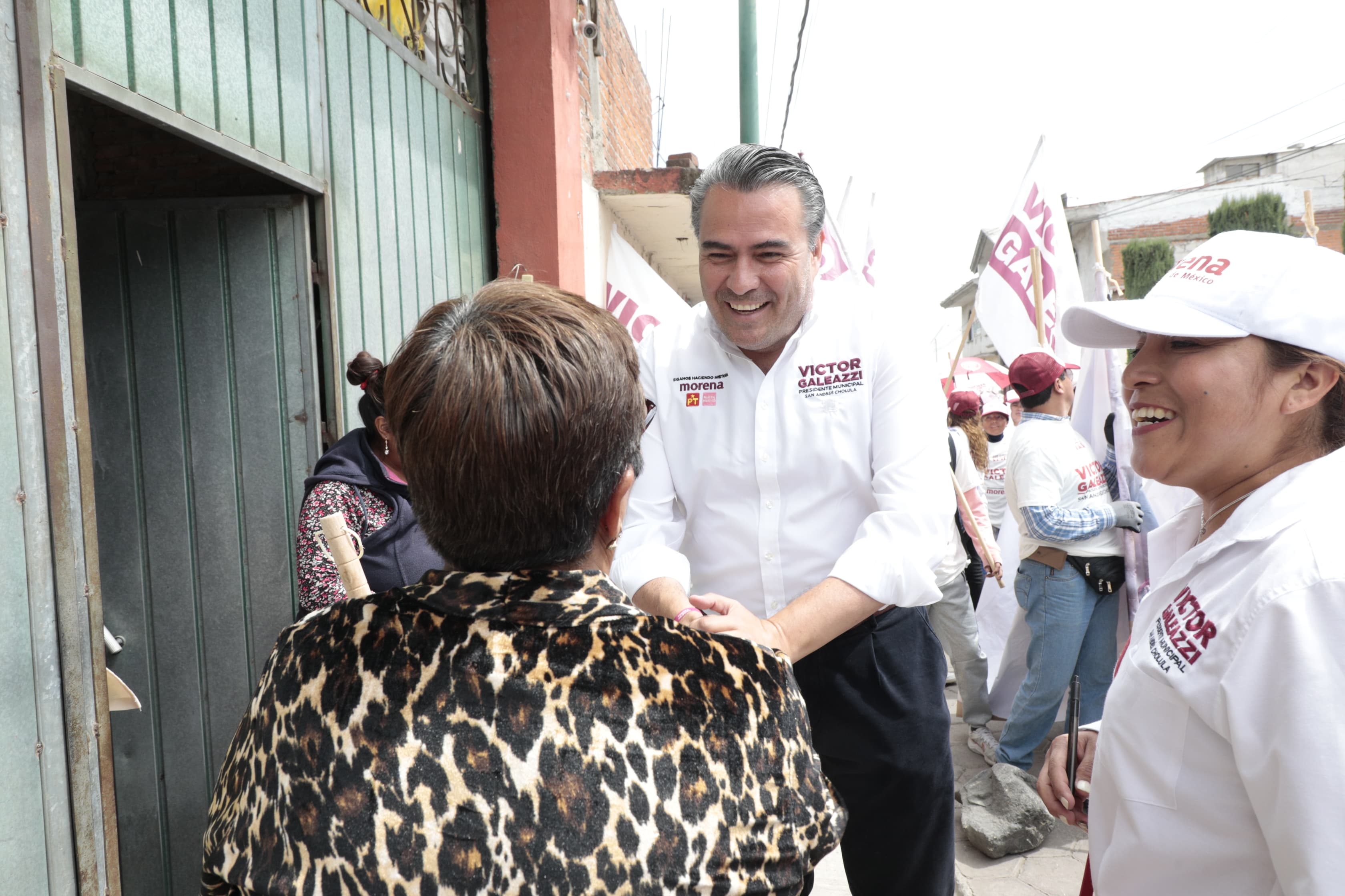 Por: Cortesía Lula Pineda Transformación y seguridad para San Andrés Cholula: Víctor Galeazzi