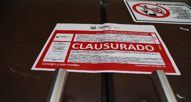 Por: Cortesía Comienzan clausura definitiva de bares y "antros" en Puebla capital