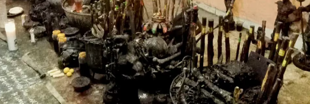 Por: Cortesía Hallan altar con cráneos humanos tras detención de un miembro de la Unión Tepito