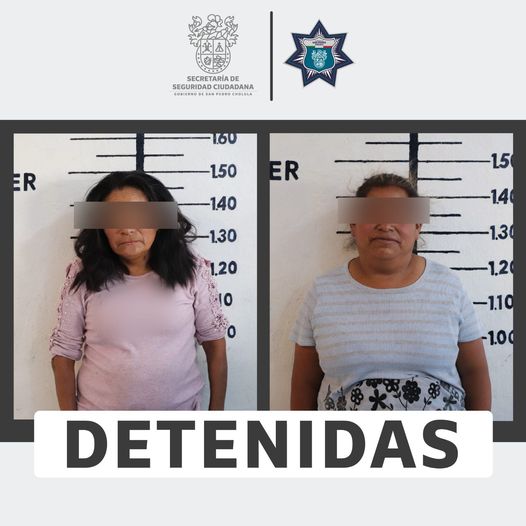 Por: Cortesía Lula Pineda Alteración en Plaza La Concordia termina en detención de dos mujeres