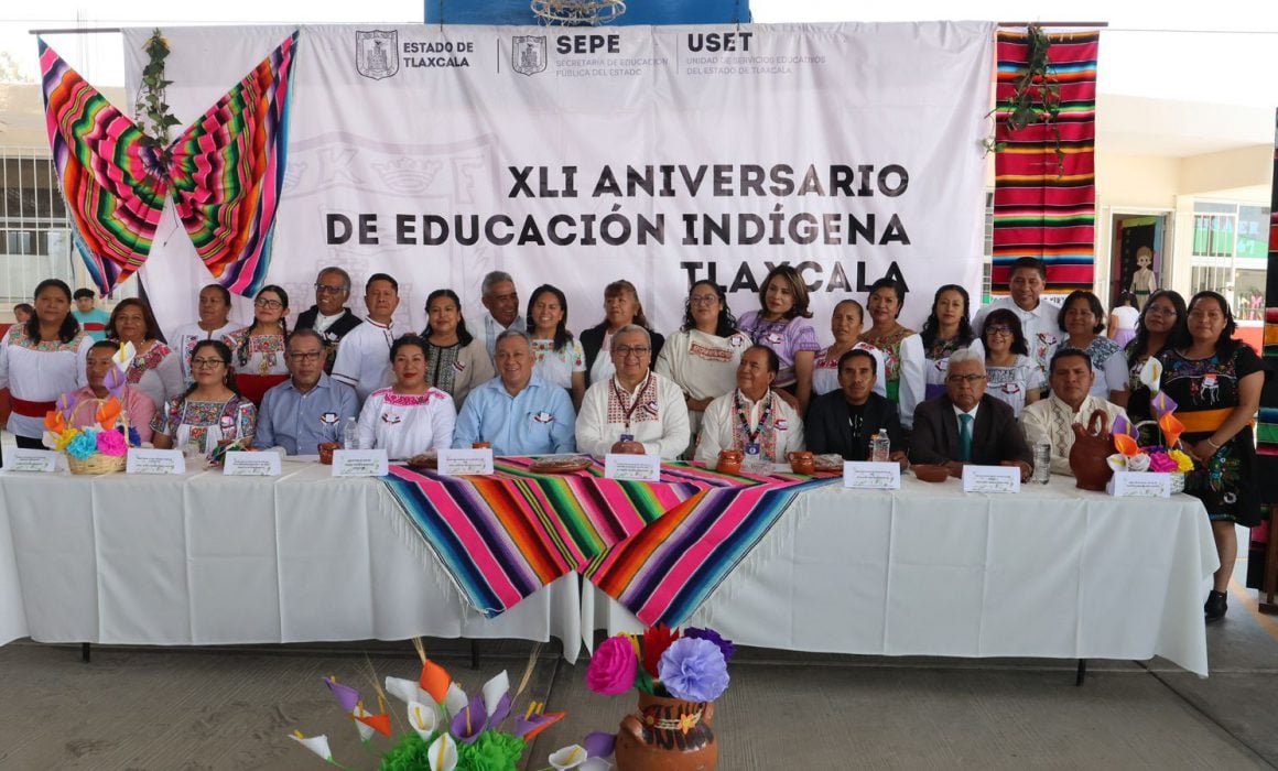 Por: Cortesía Conmemoran 41 aniversario de educación indígena en Tlaxcala
