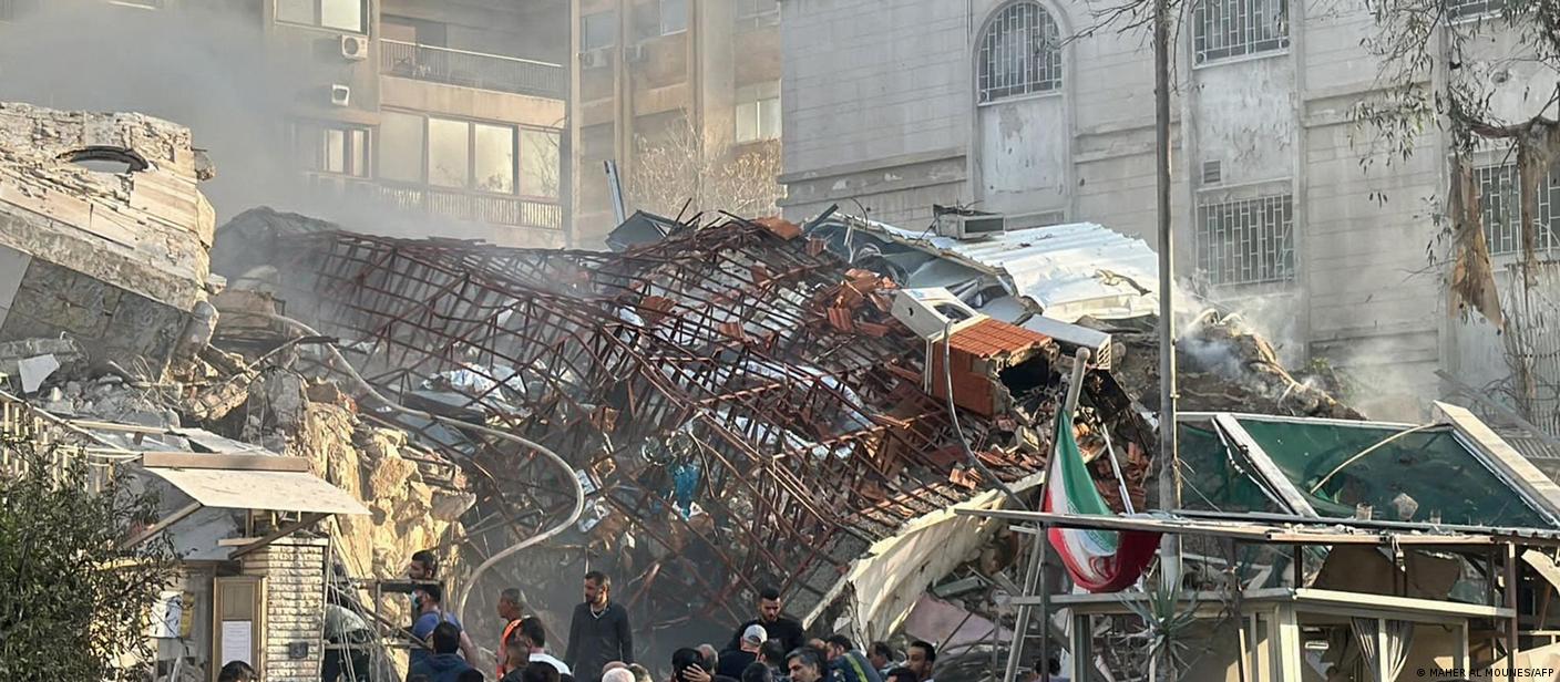Por: Cortesía Bombardeo israelí cerca de la embajada iraní en Siri deja 8 muertos