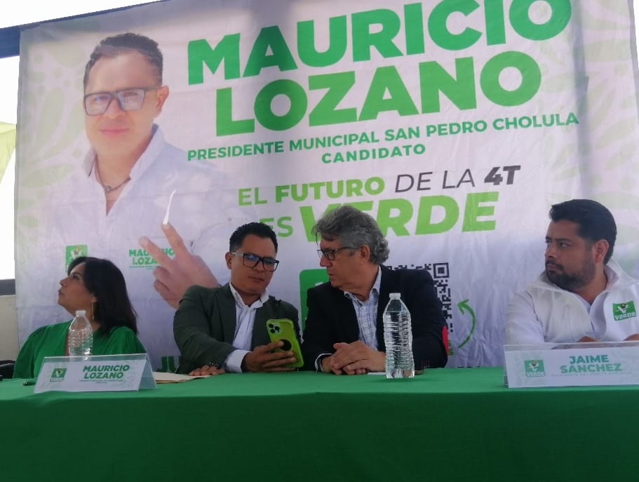 Por: Cortesía Lula Pineda Mauricio Lozano presenta propuestas ante empresarios cholultecas