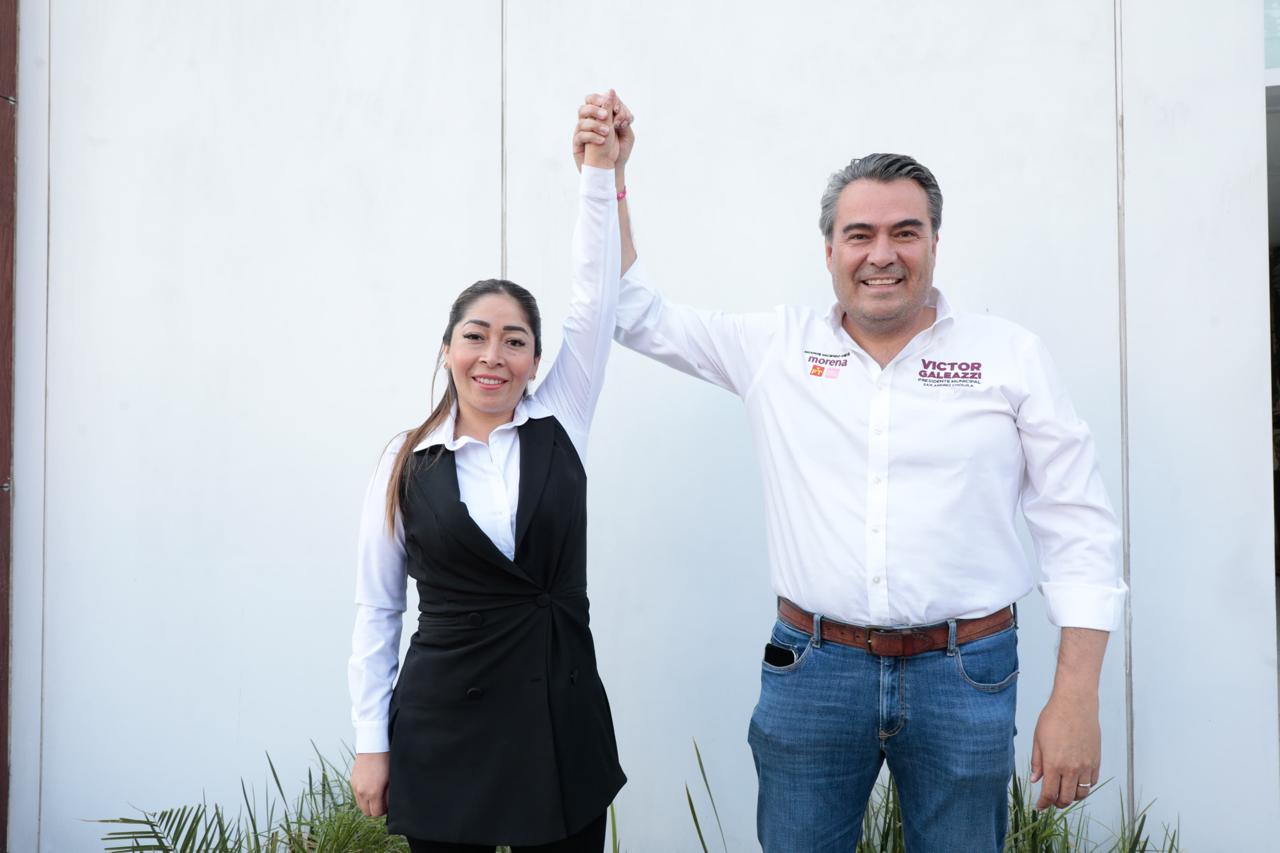 Por: Cortesía Lula Pineda Elizabeth Téllez Cuaya se suma al proyecto político de Víctor Galeazzi en San Andrés Cholula