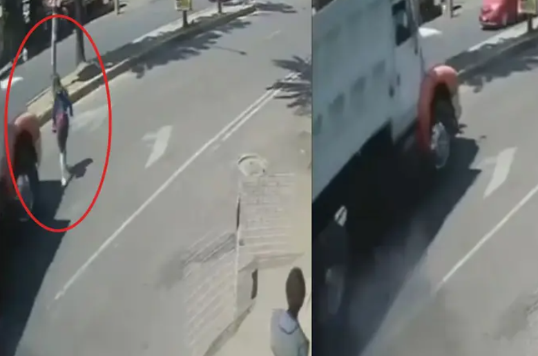 Por: Cortesía Muere mujer atropellada por un camión en Tláhuac