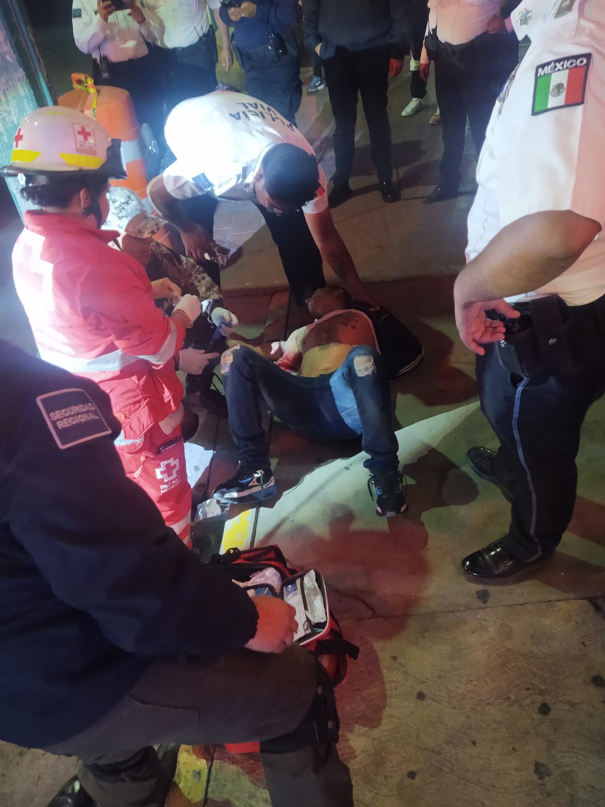 Hieren de bala a hombre en las inmediaciones del Bar Baco, en Chiautempan