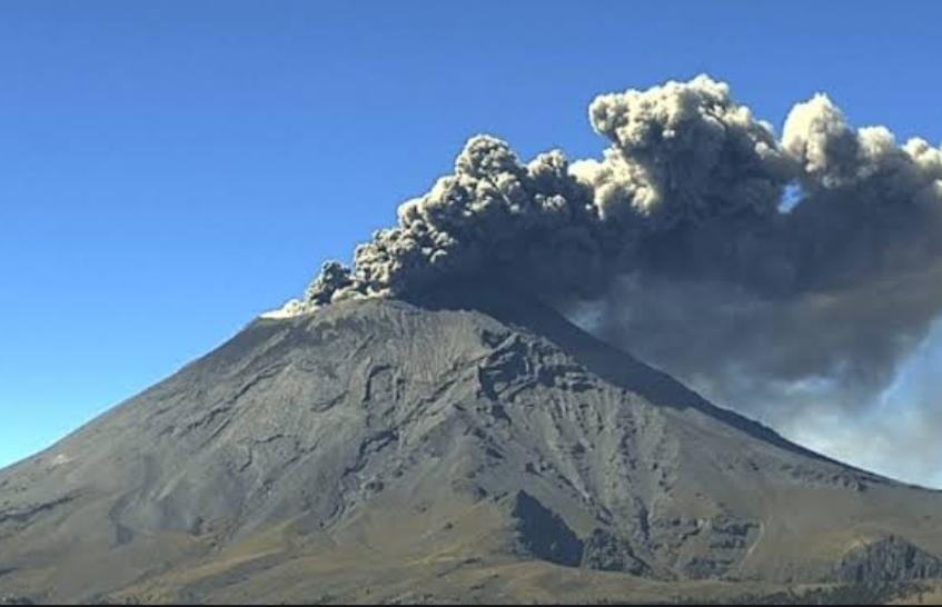 Por: Cortesía Continúa vigilancia en el Popocatépetl, CENAPRED mantiene semáforo amarillo