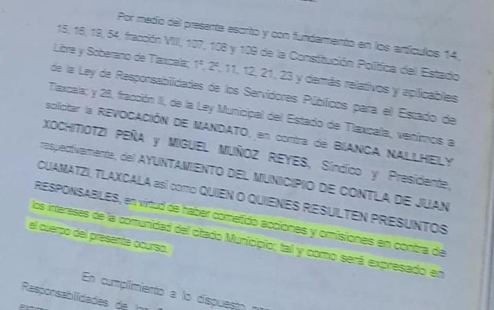 Por: Cortesía  Morenistas exigen que se niegue a ex síndica corrupta la candidatura a alcaldía por Contla