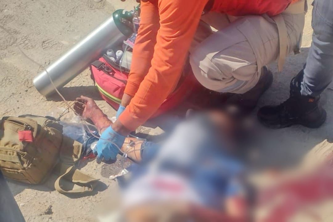 Por: Cortesía Atiende Protección Civil de Huamantla a sujeto herido con arma de fuego