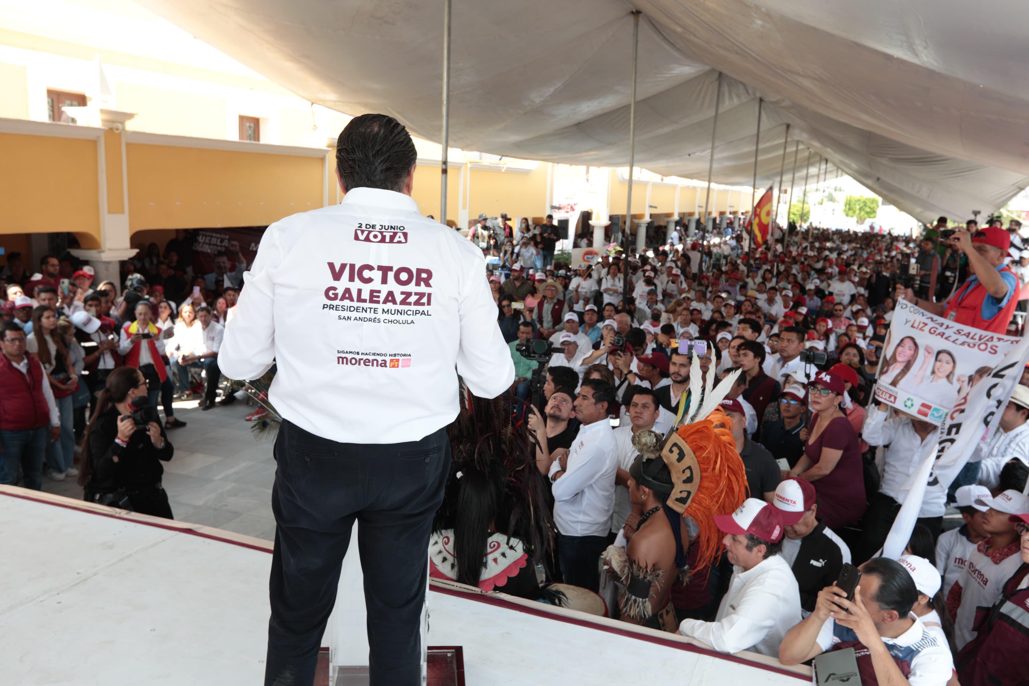 Por: Cortesía Lula Pineda Con respaldo de Alejandro Armenta, Víctor Galeazzi promueven el futuro de San Andrés Cholula