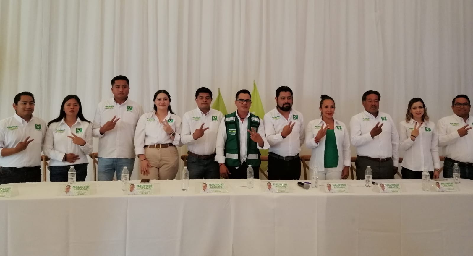 Por: Cortesía Lula Pineda Encabeza Mauricio Lozano presentación de enlaces y planilla de regidores del Partido Verde en San Pedro Cholula