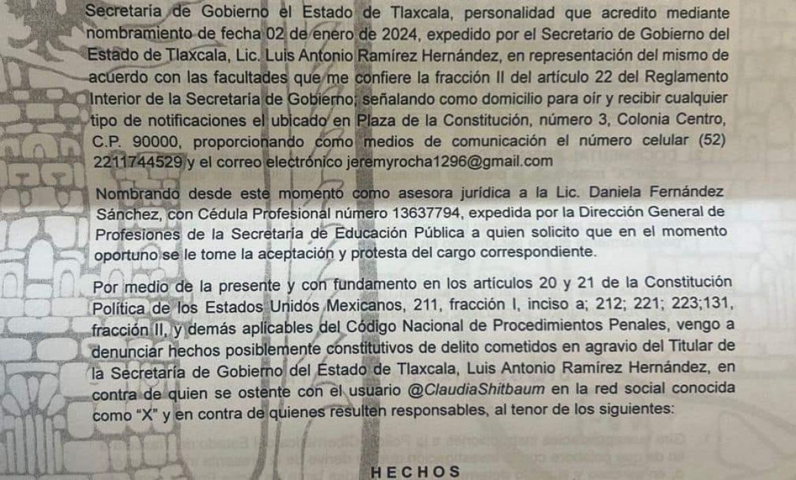 Denunciará Segob difamación de titular por supuesto audio