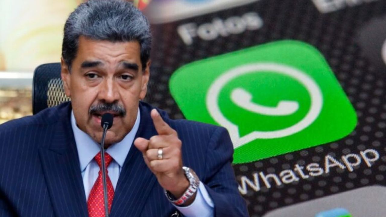 Por: Cortesía Maduro acusa a WhatsApp de entregar base de datos a líderes opositores