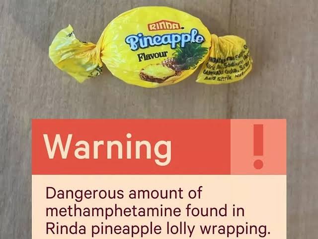 Por: Cortesía Descubren metanfetamina oculta en golosinas en Auckland