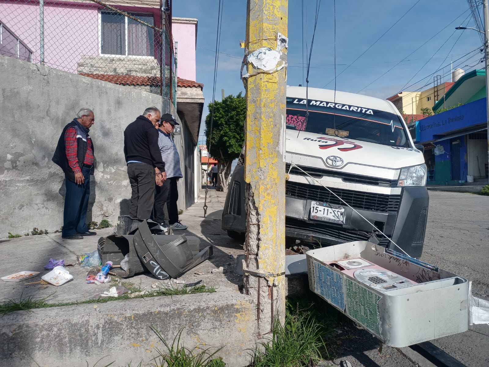 Por: Cortesía Accidentes de transporte público en Puebla dejan cuatro lesionados y causan daños materiales