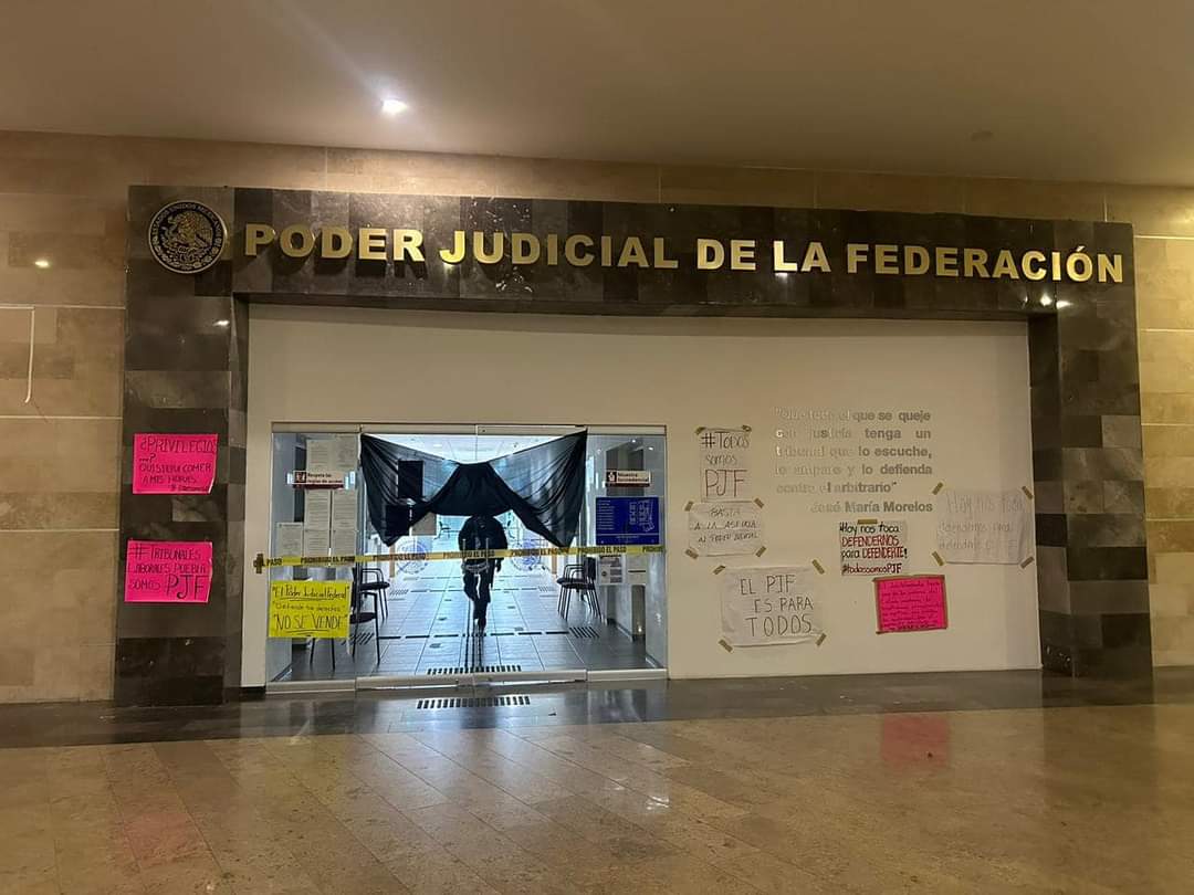 Inicia paro de labores en Poder Judicial contra reforma de Obrador