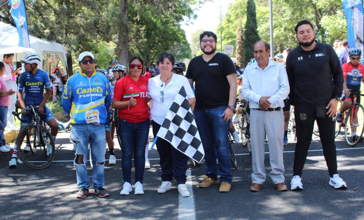 Por: Cortesía Tlaxcala capital fue sede del campeonato regional de ciclismo infantil