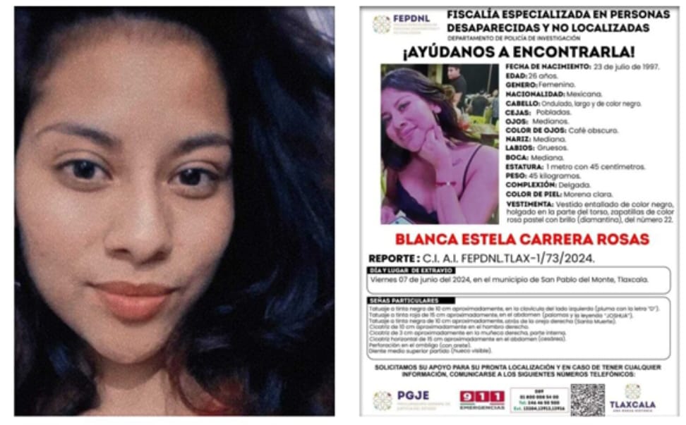 Localizan sin vida a Blanca, desaparecida del Bora Bora