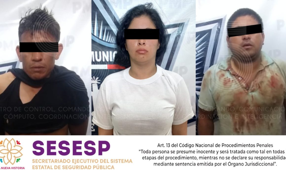 Caen 3 presuntos asaltantes del transporte público resultado del C5i