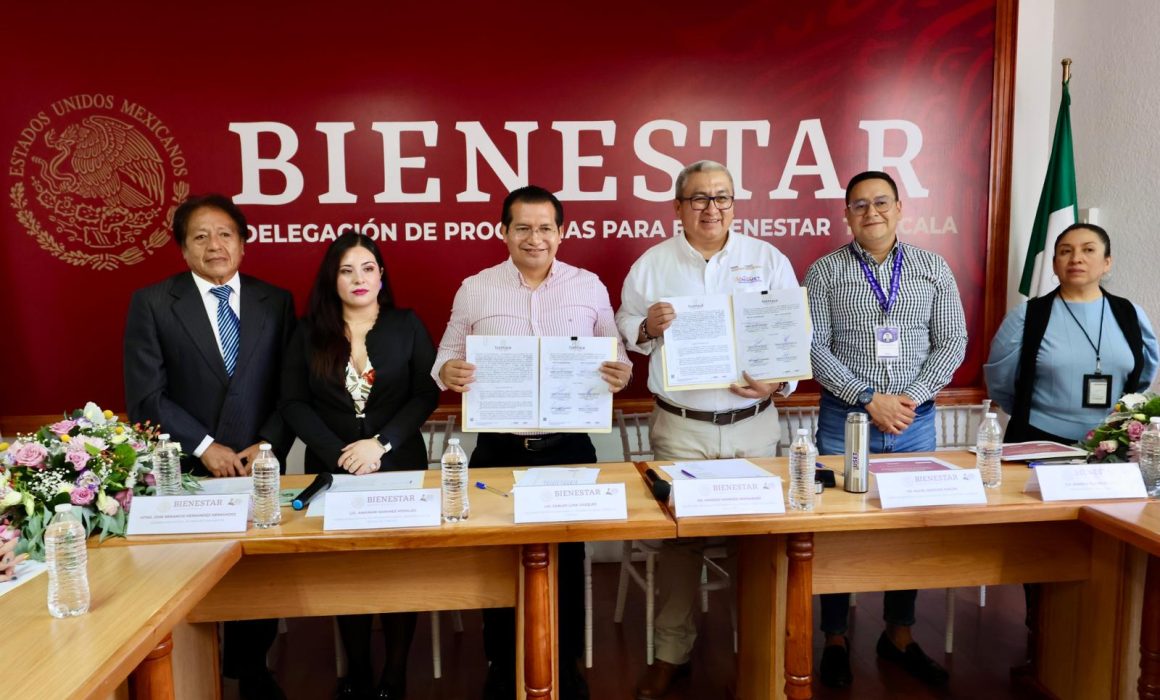 Firman Sepe y Bienestar convenio para promover educación media superior