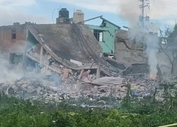 Explosión de polvorín deja a a tres personas sin vida en Xaloztoc