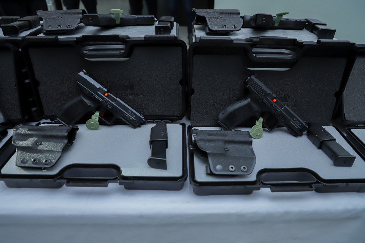 Comunicado oficial Con nuevo armamento, fortalece Mundo Tlatehui a la policía de San Andrés Cholula