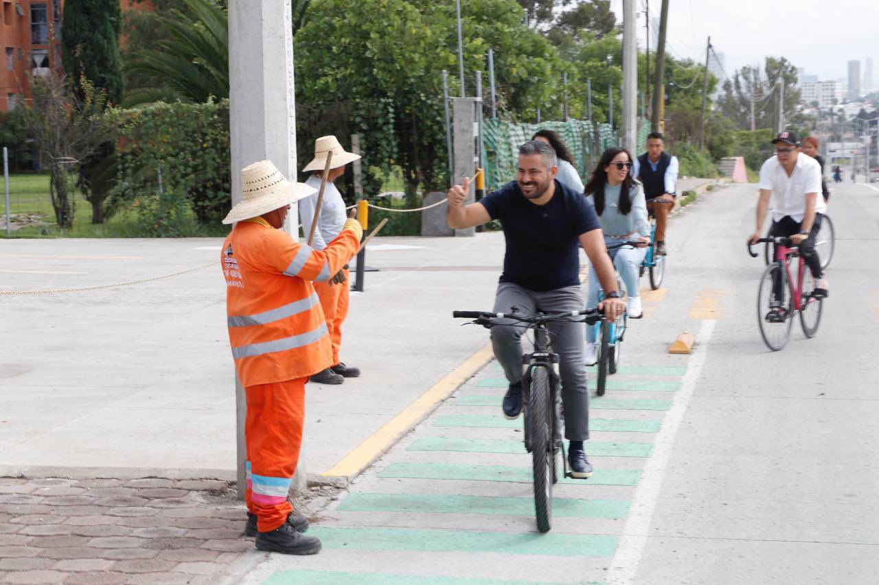 Por: Cortesía Puebla avanza en infraestructura ciclista con mantenimiento de 10.1 kilómetros de la Red Ciclista