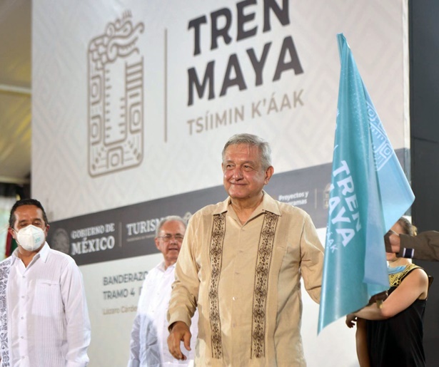 Por: Cortesía AMLO anuncia miniserie sobre el Tren Maya: Estreno el 29 de agosto