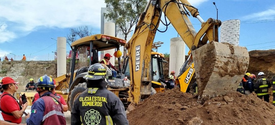 Por: Cortesía Mueren dos trabajadores en obra del gobierno estatal