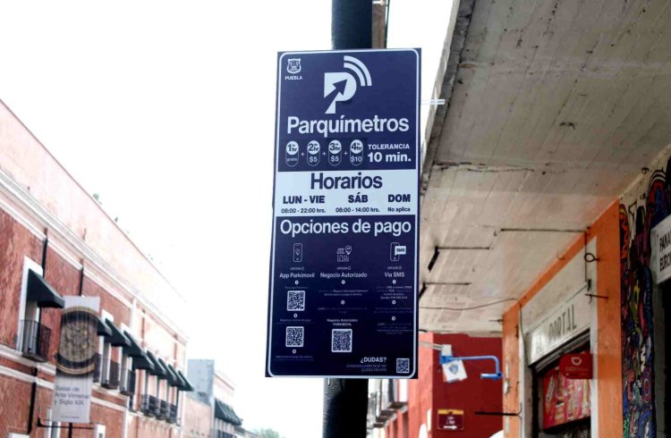 Por: Cortesía Subsecretaria de Movilidad de Puebla pide continuar con el sistema de parquímetros en el centro histórico