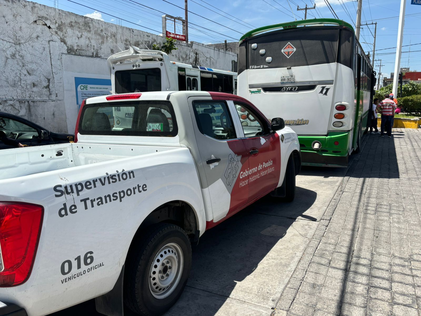 Por: Cortesía Puebla refuerza seguridad: 18 unidades de transporte irregular enviadas al corralón