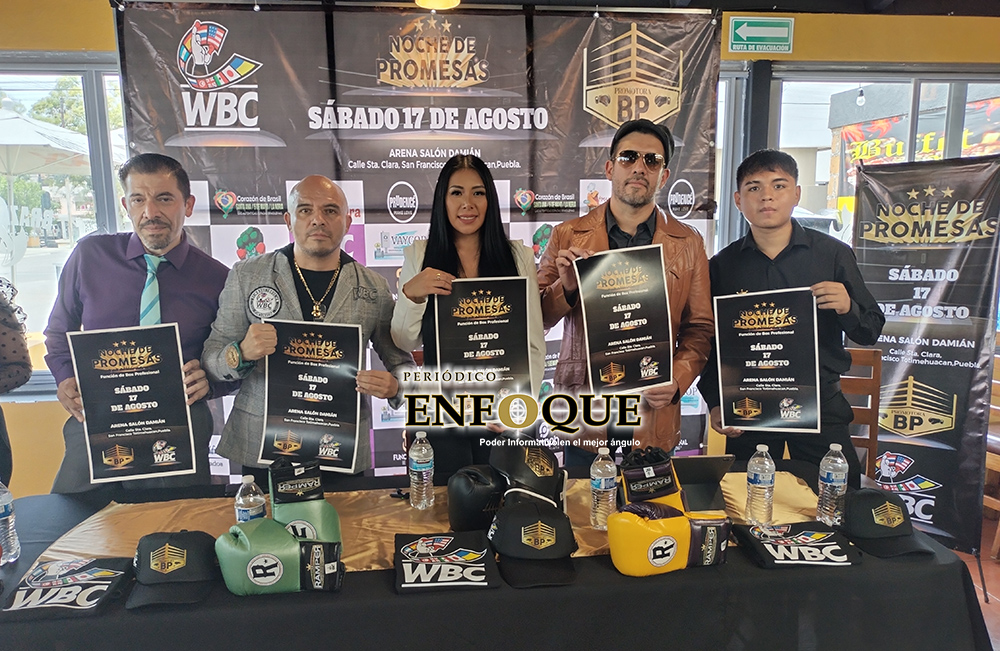 Por: Noche de promesas, box, sábado 17 de agosto de 2024, Arena Salón Dami, San Francisco Totimehuacán, Puebla.