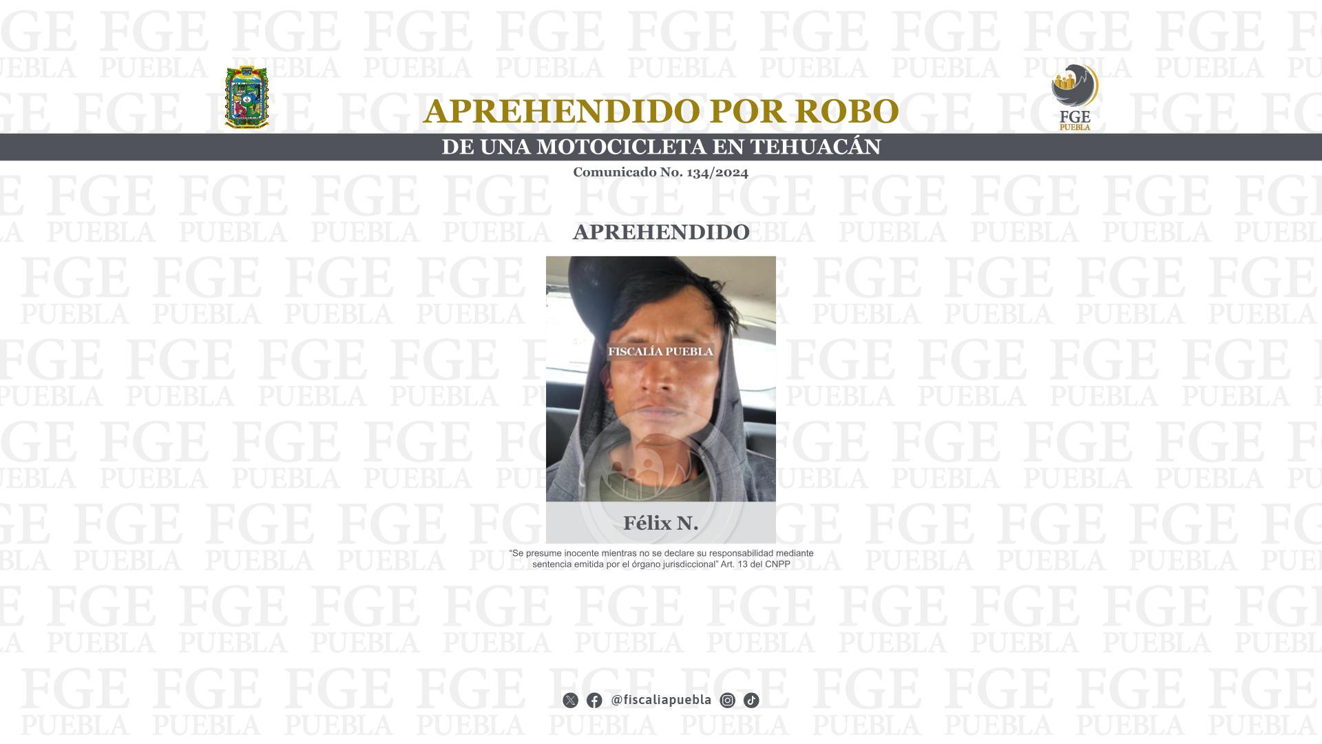 Por: Cortesía Félix N. detenido