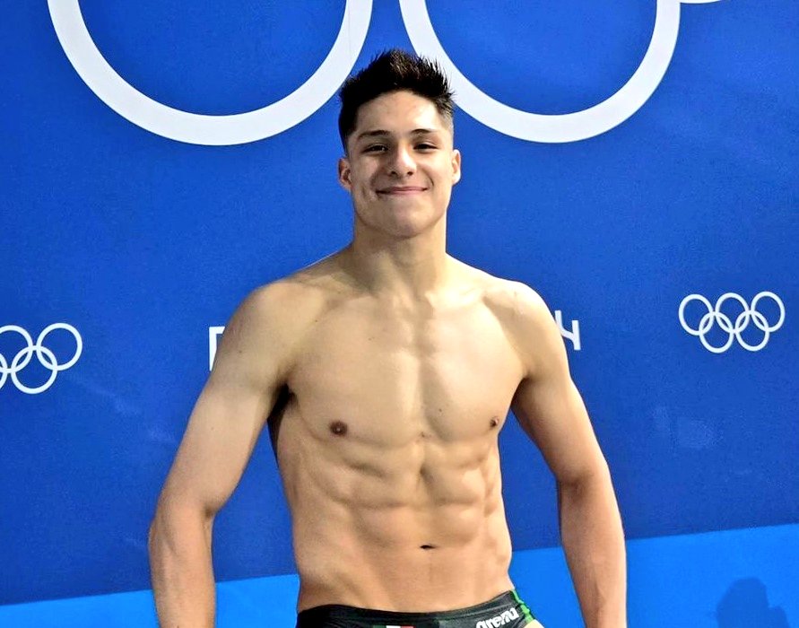 Por: Cortesía Osmar Olvera clasifica semifinales de trampolín de 3 metros en París 2024
