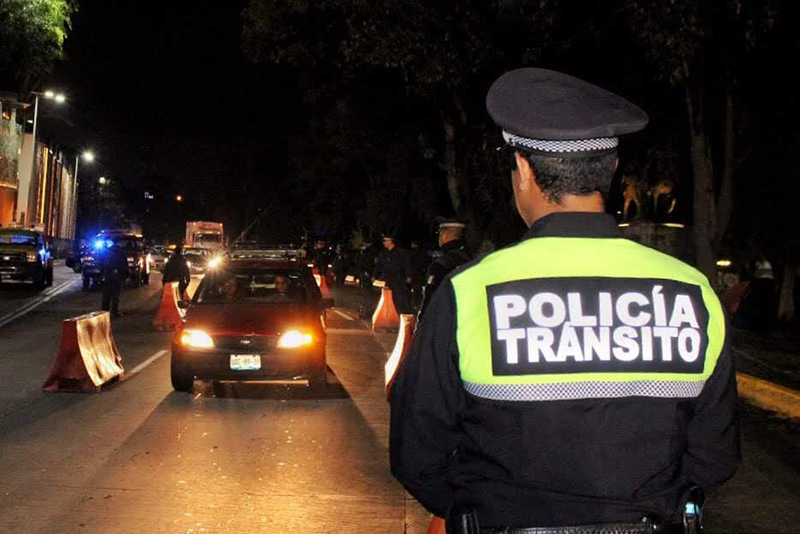 Por: Cortesía Tránsito de Puebla remite semanalmente a 10 conductores alcoholizados al Juzgado Calificador