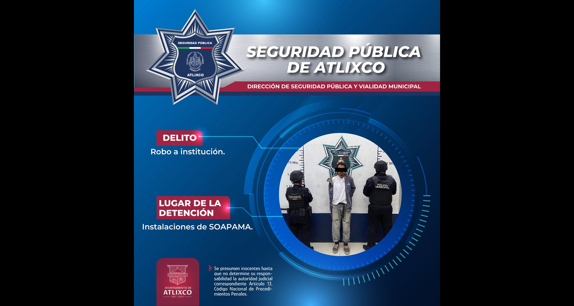 Por: Cortesía Detenidos Atlixco