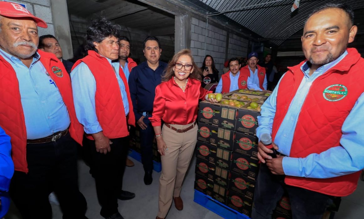 Por: Cortesía Presencia Lorena Cuéllar producción de jitomate de empresa tlaxcalteca