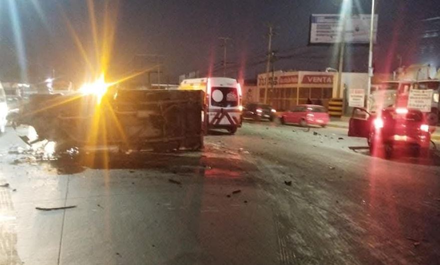 Foto: Cortesía Choque en Puebla-Tehuacán deja dos lesionados y tráfico intenso