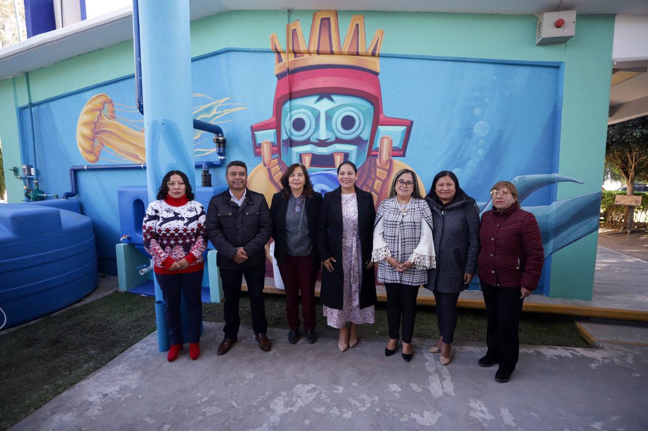 Comunicado oficial Refuerza Lupita Cuautle prácticas para el cuidado del agua en San Andrés Cholula