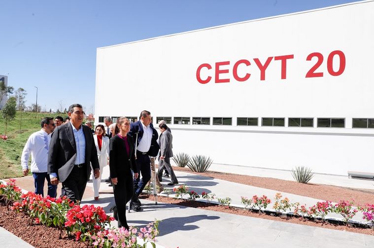 Foto: Cortesía Claudia Sheinbaum inaugura complejos educativos del IPN en Puebla: inversión histórica