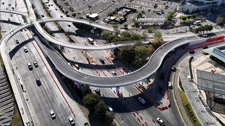 Foto: Cortesía Viaducto Atlixcáyotl: Puebla estrena infraestructura clave para la movilidad