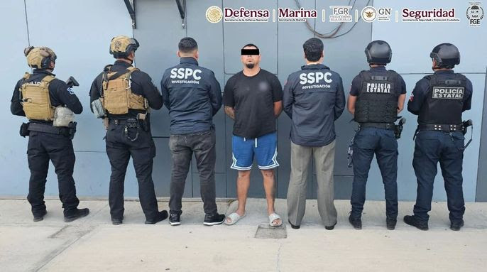 Foto: Cortesía Detienen a "El Tigre", líder criminal buscado en Quintana Roo y México