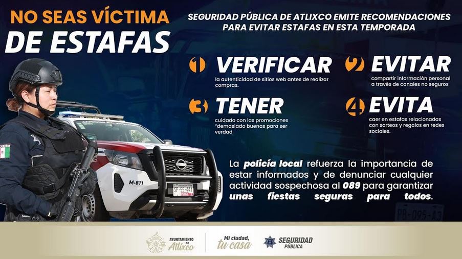 Foto: Cortesía ¿Cómo evitar estafas en línea? Consejos para unas fiestas seguras