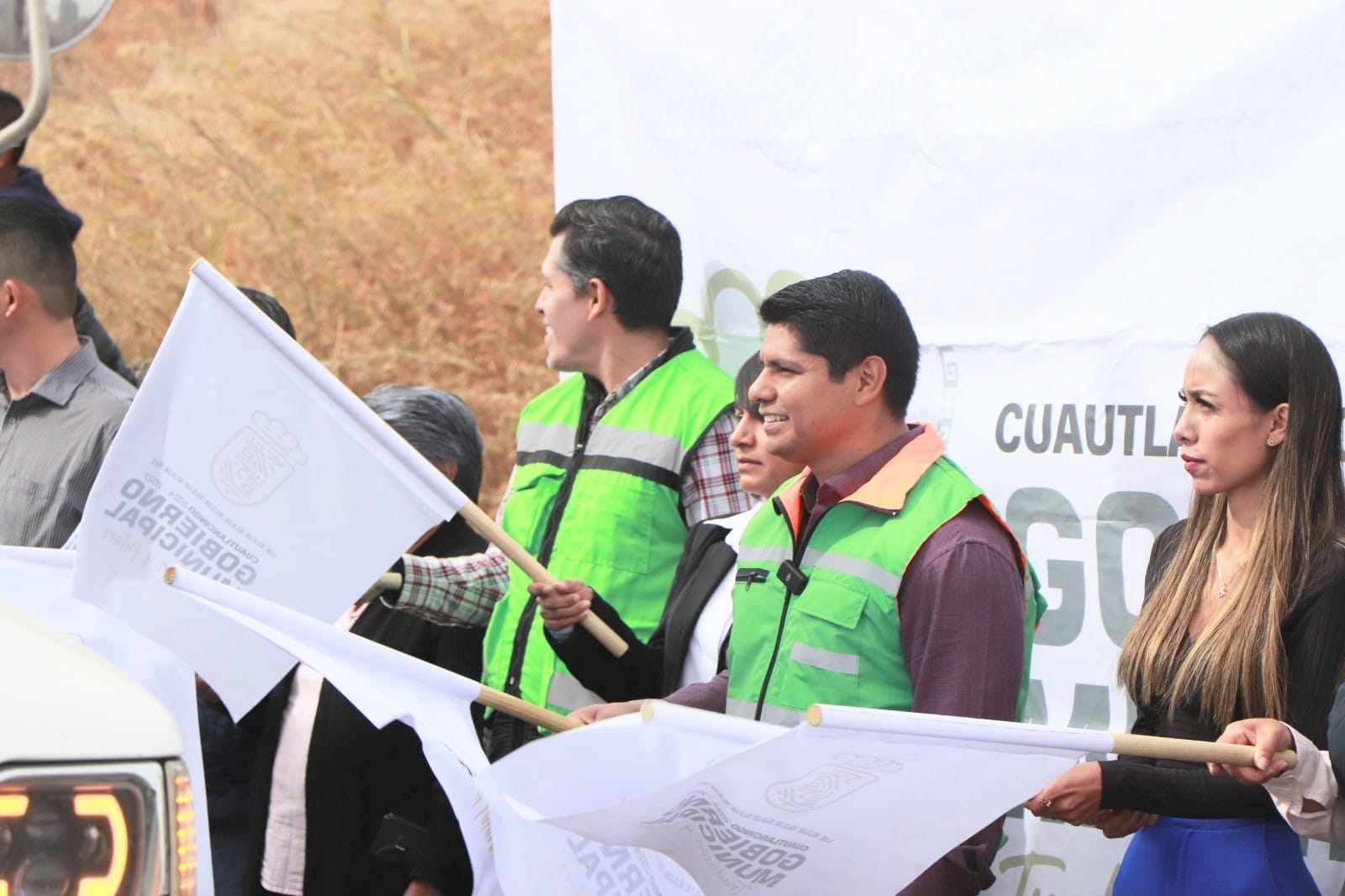 Comunicado oficial Omar Muñoz da banderazo de inicio a importante acceso al municipio sobre Periférico Ecológico