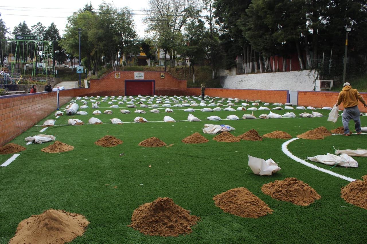 Por: Cortesía Renovación del Parque Hundido en Tlaxcala: ¡Nueva cancha de fútbol para todos!